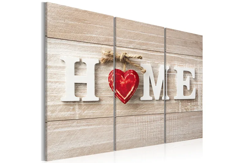 Taulu The Heart Of The Home 90x60, Artgeist sp. z o. o.