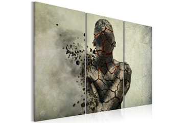 Taulu The Man Of Stone Triptych 120x80