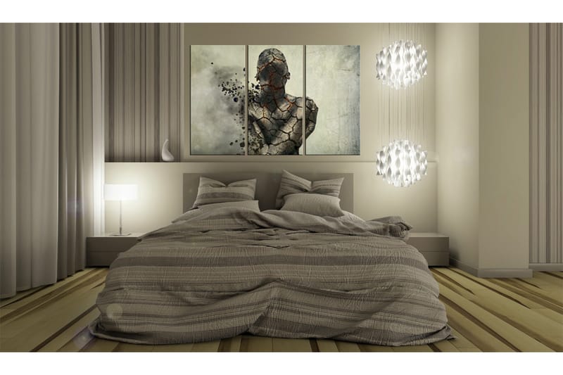 Taulu The man of stone triptych 90x60 - Artgeist sp. z o. o. - Sisustustuotteet - Taulu & taide - Canvas-taulu