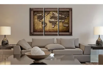 Taulu The Map In A Frame 120x80 - Artgeist sp. z o. o. - Sisustustuotteet - Taulu & taide - Canvas-taulu