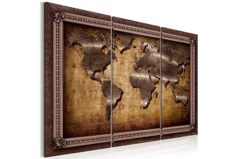 Taulu The Map In A Frame 90x60, Artgeist sp. z o. o.