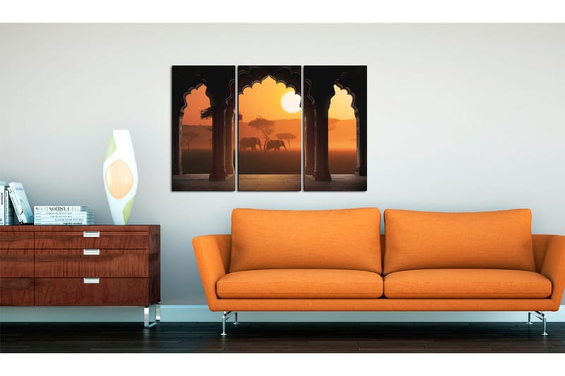 Taulu The Tranquillity Of Africa Triptych 120x80 - Artgeist sp. z o. o. - Sisustustuotteet - Taulu & taide - Canvas-taulu