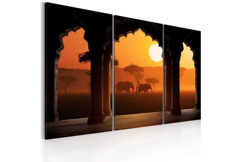 Taulu The Tranquillity Of Africa Triptych 120x80, Artgeist sp. z o. o.
