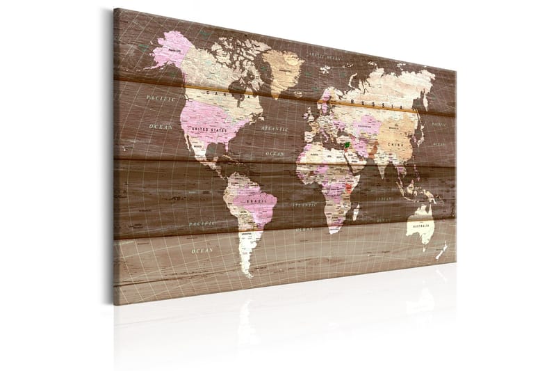 Taulu The Wooden World 60x40 - Artgeist sp. z o. o. - Sisustustuotteet - Taulu & taide - Canvas-taulu