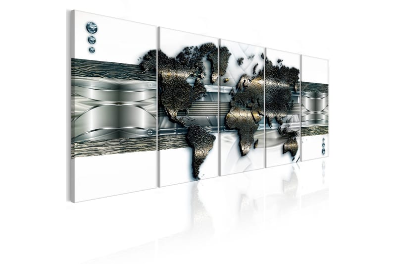 Taulu Three-Dimensional Map 225x90, Artgeist sp. z o. o.