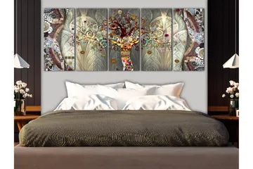 Taulu Tree Of Life 5 Parts Narrow 225x90 - Artgeist sp. z o. o. - Sisustustuotteet - Taulu & taide - Canvas-taulu