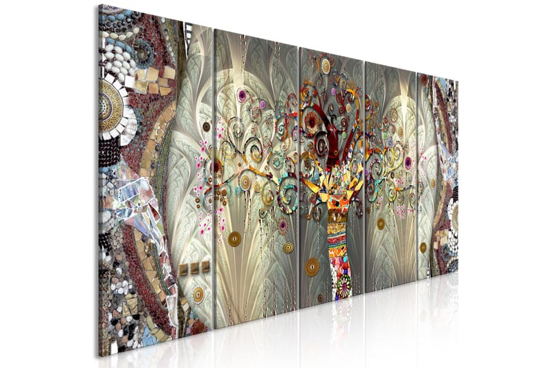 Taulu Tree Of Life 5 Parts Narrow 225x90, Artgeist sp. z o. o.