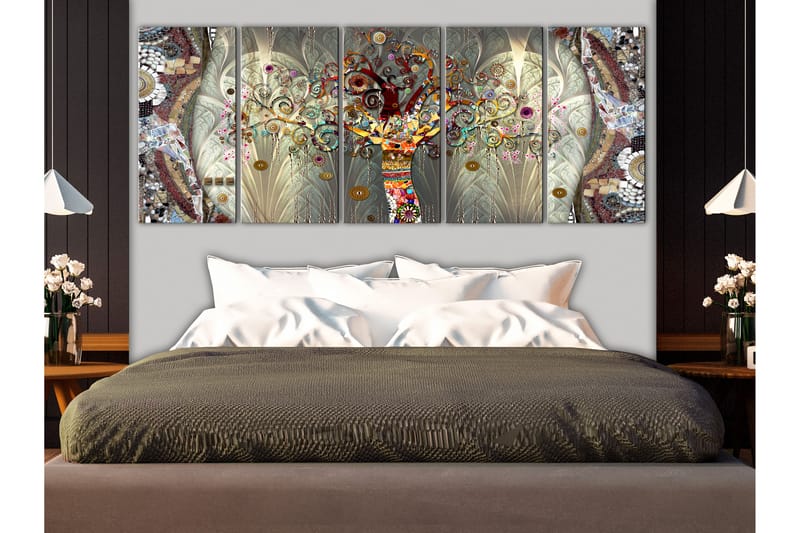 Taulu Tree Of Life 5 Parts Narrow 225x90 - Artgeist sp. z o. o. - Sisustustuotteet - Taulu & taide - Canvas-taulu