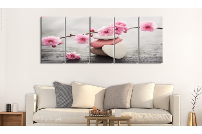 Taulu Tricoloured Pebbles 225x90 - Artgeist sp. z o. o. - Sisustustuotteet - Taulu & taide - Canvas-taulu