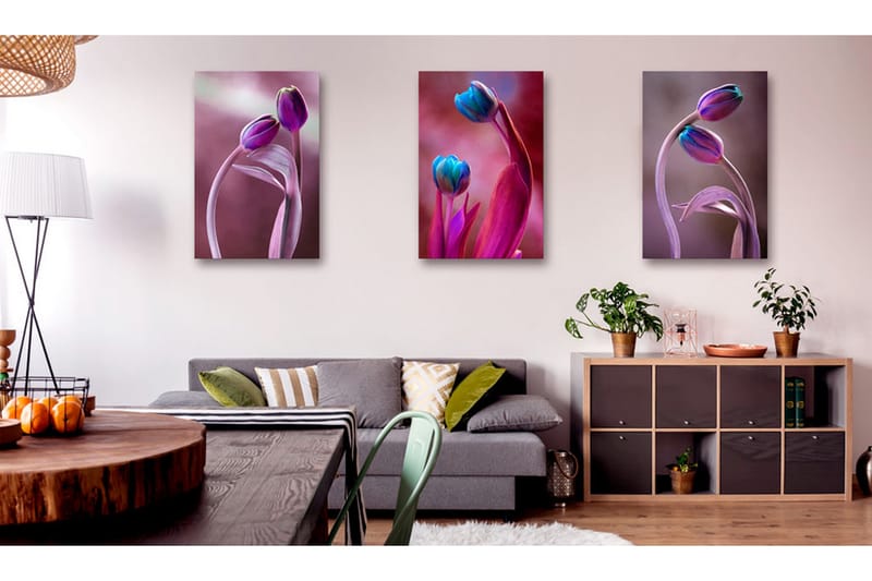 Taulu Tulips In Love 60x30 - Artgeist sp. z o. o. - Sisustustuotteet - Taulu & taide - Canvas-taulu