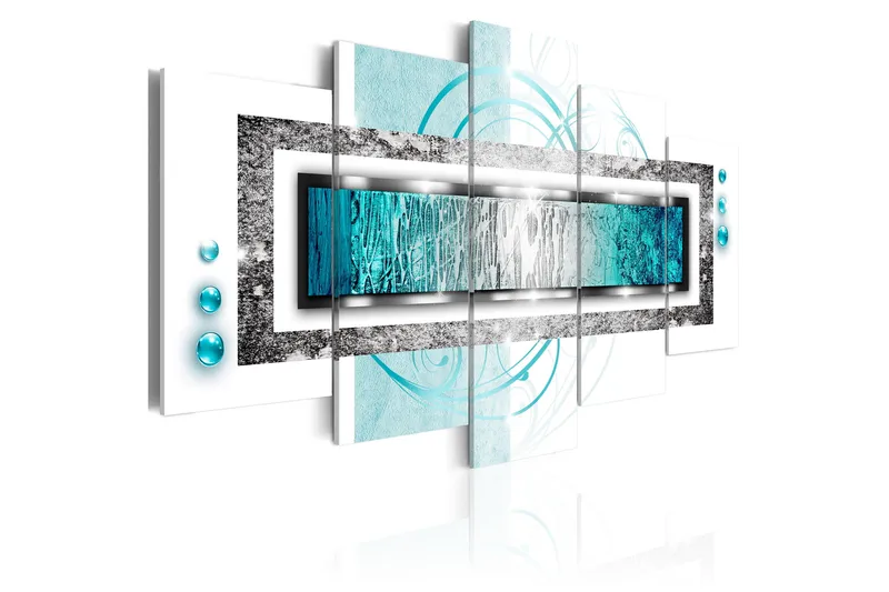 Taulu Turquoise Blizzard 100x50 - Artgeist sp. z o. o. - Sisustustuotteet - Taulu & taide - Canvas-taulu