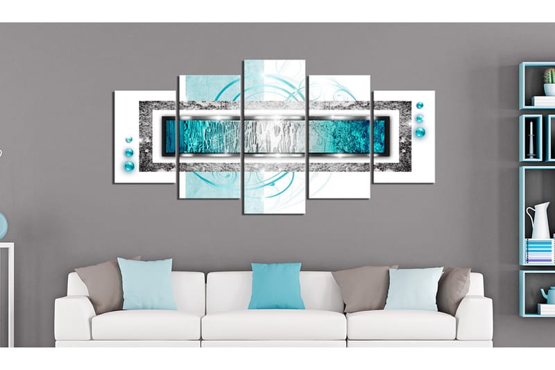 Taulu Turquoise Blizzard 100x50 - Artgeist sp. z o. o. - Sisustustuotteet - Taulu & taide - Canvas-taulu