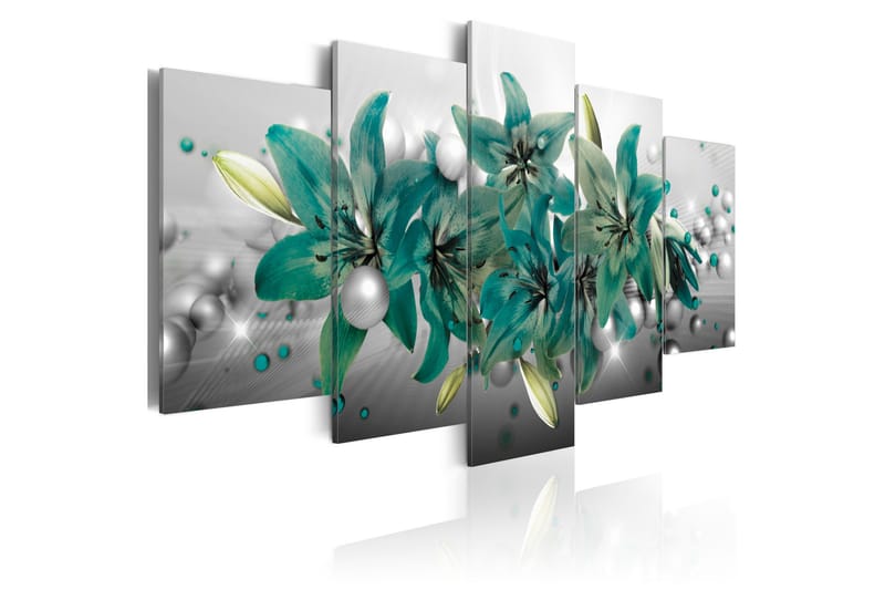 Taulu Turquoise Bouquet 100x50, Artgeist sp. z o. o.