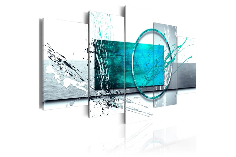Taulu Turquoise Expression 100x50 - Artgeist sp. z o. o. - Sisustustuotteet - Taulu & taide - Canvas-taulu