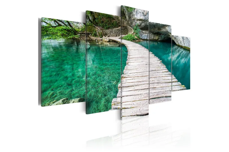 Taulu Turquoise Lake 100x50, Artgeist sp. z o. o.