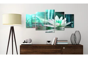 Taulu Turquoise Lotus 100x50 - Artgeist sp. z o. o. - Sisustustuotteet - Taulu & taide - Canvas-taulu