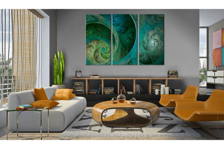 Taulu Turquoise Oriental Inspiration 120x80 - Artgeist sp. z o. o. - Canvas-taulu - Seinäkoristeet