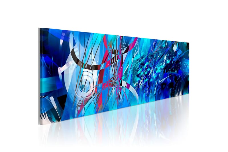 Taulu Turquoise Regn 120x40 - Artgeist sp. z o. o. - Sisustustuotteet - Taulu & taide - Canvas-taulu