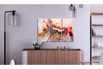 Taulu Tuulen piiskaamat unikot 120x80 - Artgeist sp. z o. o. - Sisustustuotteet - Taulu & taide - Canvas-taulu