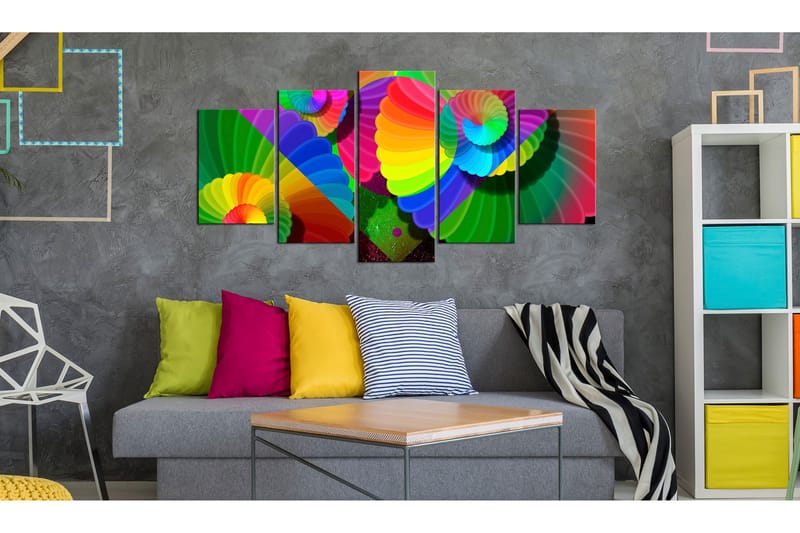 Taulu Twisted Colours 100x50 - Artgeist sp. z o. o. - Sisustustuotteet - Taulu & taide - Canvas-taulu