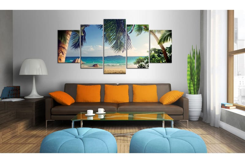 Taulu Under Palm Trees 100x50 - Artgeist sp. z o. o. - Sisustustuotteet - Taulu & taide - Canvas-taulu