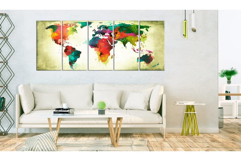 Taulu Unusual World Map 200x80, Artgeist sp. z o. o.