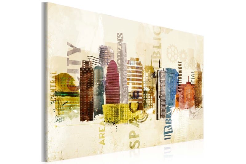 Taulu Urban Design 90x60 - Artgeist sp. z o. o. - Sisustustuotteet - Taulu & taide - Canvas-taulu