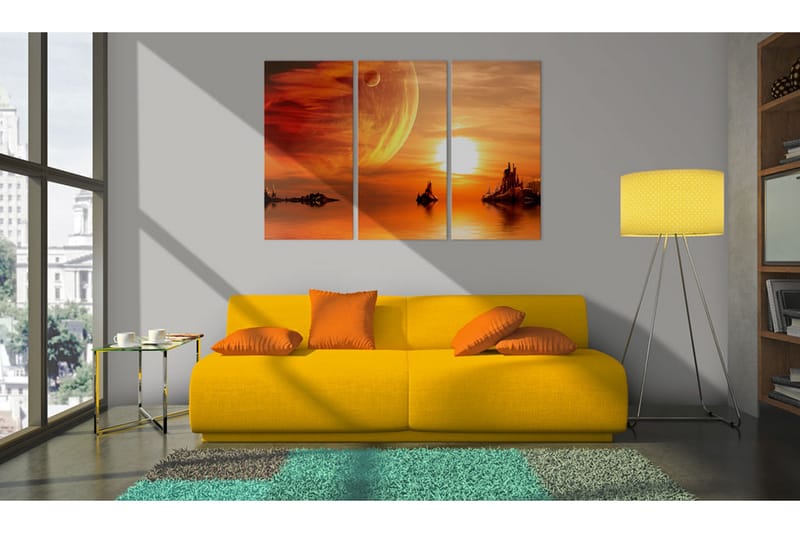 Taulu Utopic twilight 90x60 - Artgeist sp. z o. o. - Sisustustuotteet - Taulu & taide - Canvas-taulu
