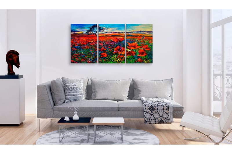 Taulu Valley of Poppies 60x30, Artgeist sp. z o. o.
