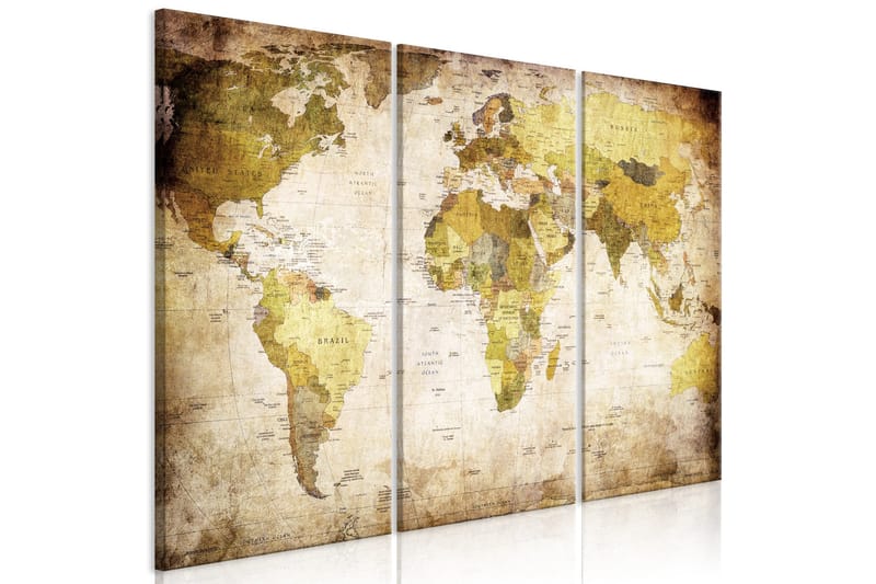 Taulu Vanhat maanosat 90x60 - Artgeist sp. z o. o. - Sisustustuotteet - Taulu & taide - Canvas-taulu