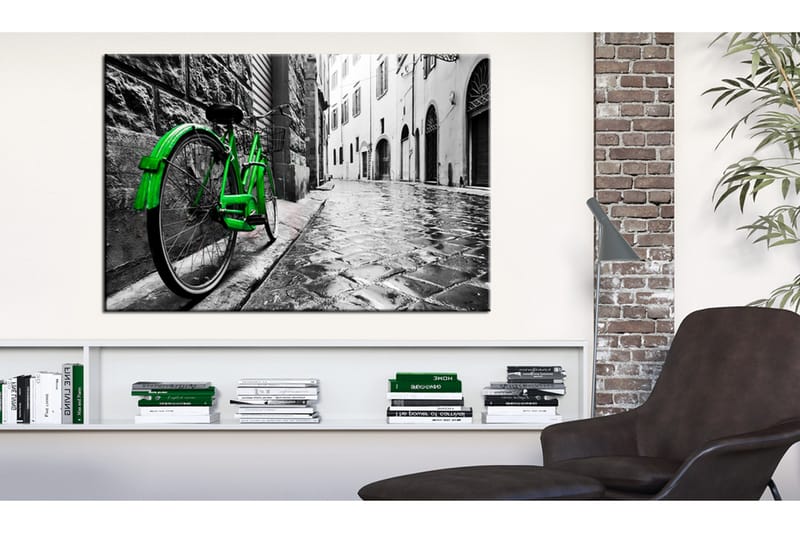 Taulu Vintage Green Bike 120x80, Artgeist sp. z o. o.