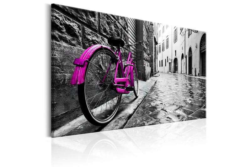 Taulu Vintage Pink Bike 120x80 - Artgeist sp. z o. o. - Sisustustuotteet - Taulu & taide - Canvas-taulu