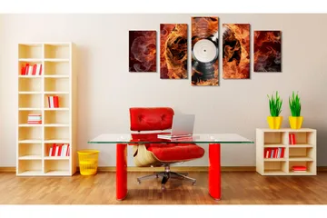 Taulu Vinyl On Fire 100x50 - Artgeist sp. z o. o. - Sisustustuotteet - Taulu & taide - Canvas-taulu