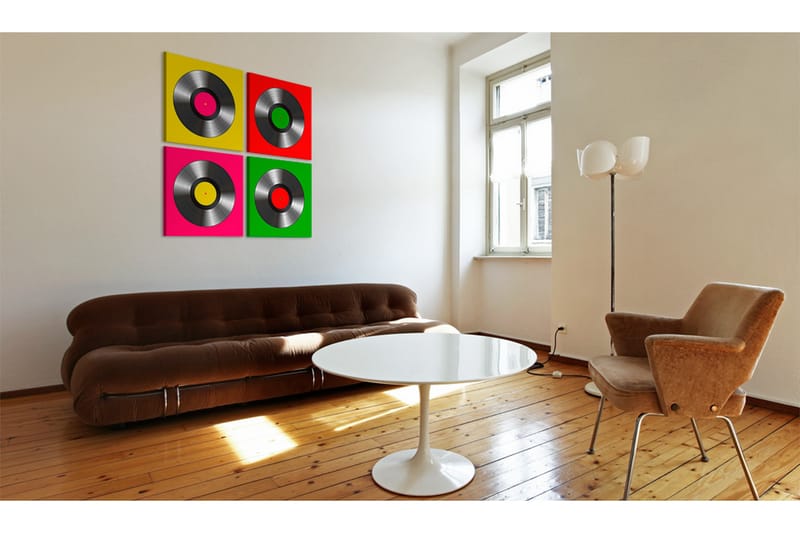 Taulu Vinyylit: Poptaide 60x60 - Artgeist sp. z o. o. - Sisustustuotteet - Taulu & taide - Canvas-taulu