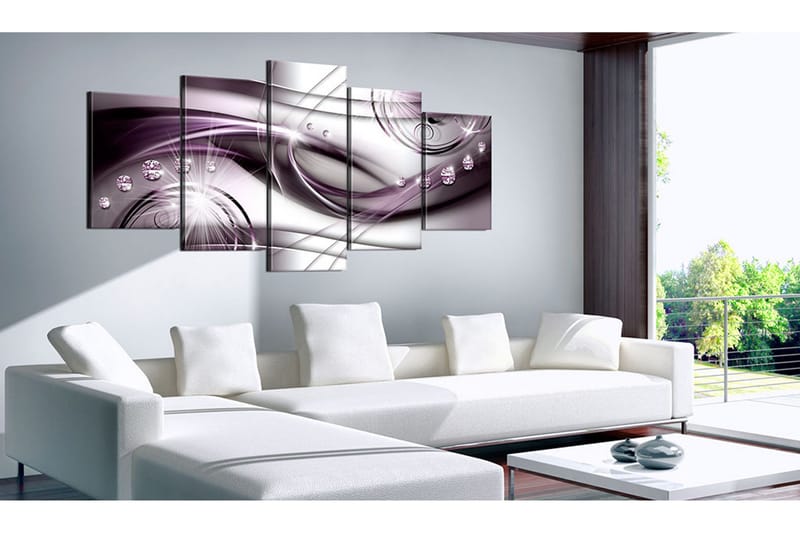 Taulu Violet Glow 200x100 - Artgeist sp. z o. o. - Sisustustuotteet - Taulu & taide - Canvas-taulu