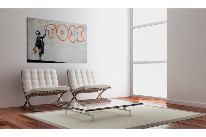 Taulu Wallpaper Graffiti Banksy 60x40 - Artgeist sp. z o. o. - Sisustustuotteet - Taulu & taide - Canvas-taulu