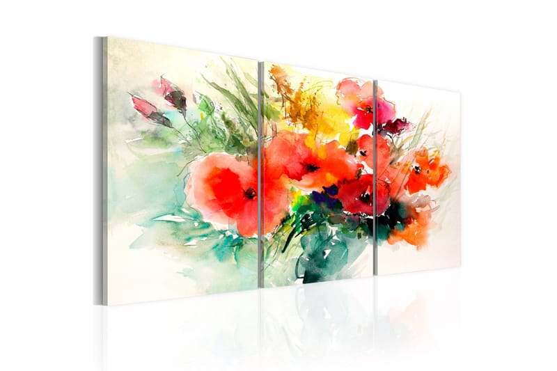 Taulu Watercolor Bouquet 120x60 - Artgeist sp. z o. o. - Sisustustuotteet - Taulu & taide - Canvas-taulu