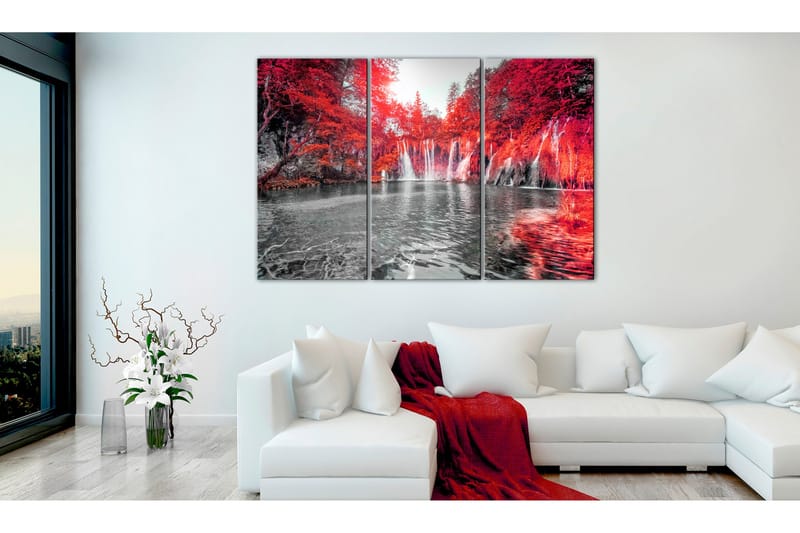 Taulu Waterfalls Of Ruby Forest 120x80 - Artgeist sp. z o. o. - Sisustustuotteet - Taulu & taide - Canvas-taulu
