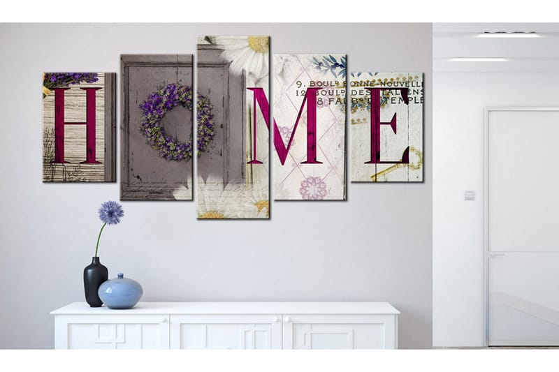 Taulu Welcome Home 200x100 - Artgeist sp. z o. o. - Sisustustuotteet - Taulu & taide - Canvas-taulu