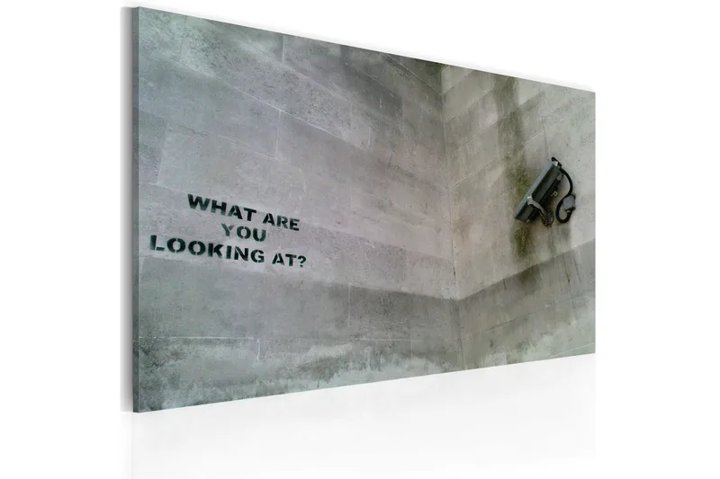 Taulu What are you looking at? Banksy 60x40, Artgeist sp. z o. o.