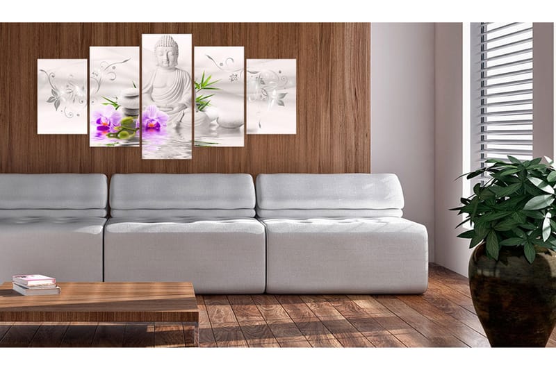 Taulu White Buddha 100x50 - Artgeist sp. z o. o. - Sisustustuotteet - Taulu & taide - Canvas-taulu