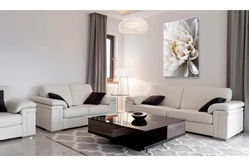 Taulu White Dahlia 80x120, Artgeist sp. z o. o.