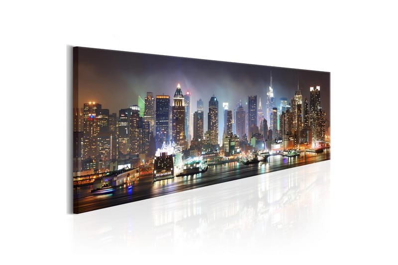 Taulu White reflections in New York 135x45 - Artgeist sp. z o. o. - Sisustustuotteet - Taulu & taide - Canvas-taulu