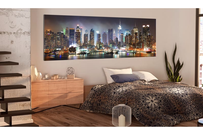 Taulu White reflections in New York 135x45 - Artgeist sp. z o. o. - Sisustustuotteet - Taulu & taide - Canvas-taulu