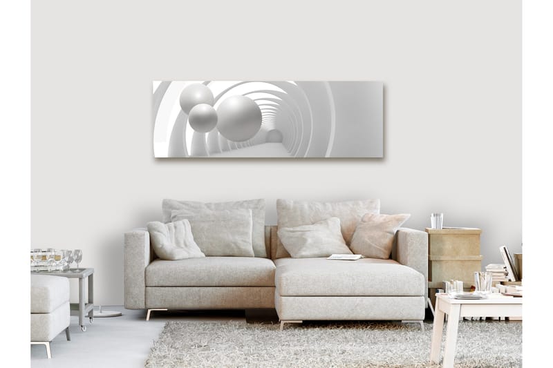 Taulu White Tunnel (1 Part) Narrow 135x45, Artgeist sp. z o. o.