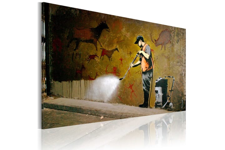 Taulu Whitewashing Lascaux Banksy 60x40 - Artgeist sp. z o. o. - Canvas-taulu - Seinäkoristeet