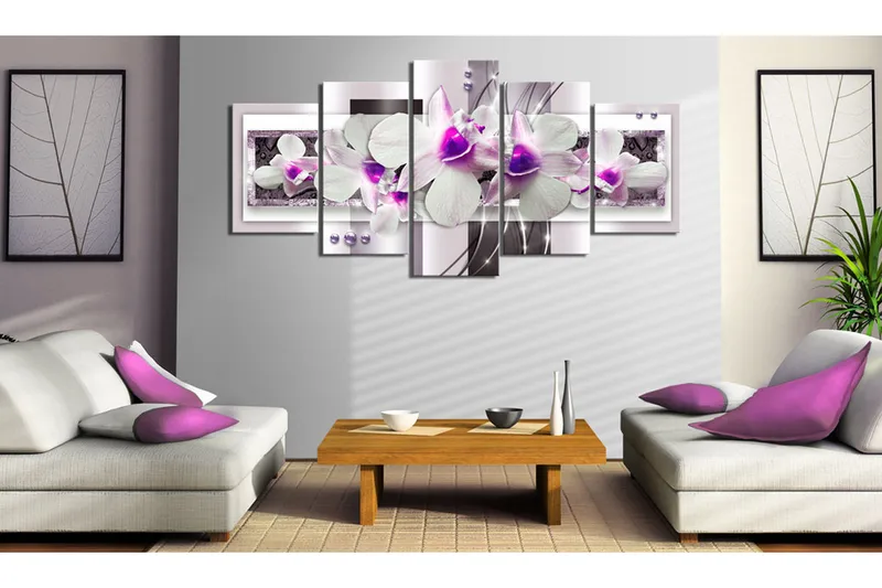 Taulu With Violet Accent 200x100 - Artgeist sp. z o. o. - Sisustustuotteet - Taulu & taide - Canvas-taulu