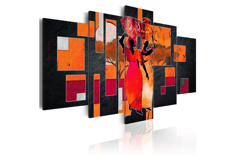 Taulu Women Carrying Water 100x50, Artgeist sp. z o. o.