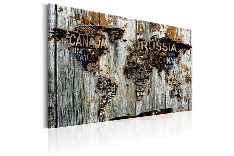 Taulu Wooden Border 120x80 - Artgeist sp. z o. o. - Sisustustuotteet - Taulu & taide - Canvas-taulu