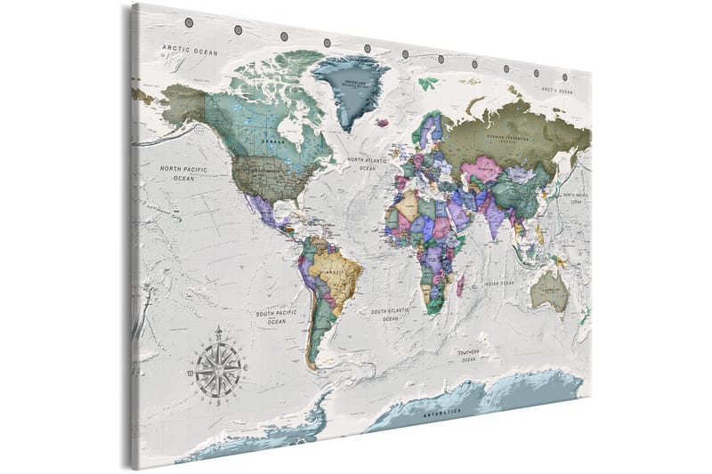 Taulu World Destinations 3 Parts 120x80 - Artgeist sp. z o. o. - Sisustustuotteet - Taulu & taide - Canvas-taulu